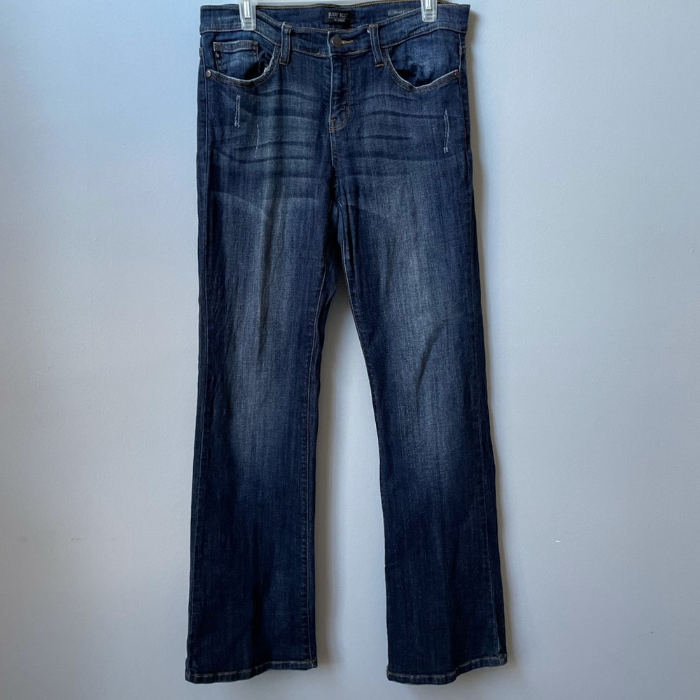 Judy Blue Bootcut Dark Wash Jeans. Size 13/30L